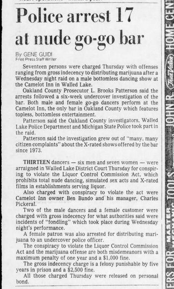 Mr. Bs Camelot Inn (Maple Lanes, Shadow Fax, Olde World Market) - May 26 1978 Article (newer photo)